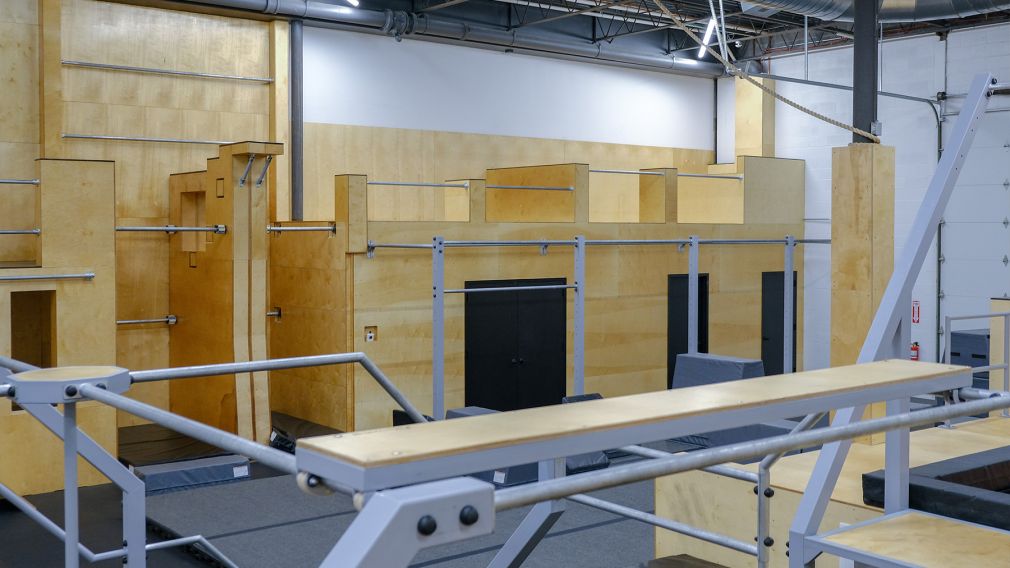 First parkour gym in the USA