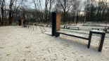 Parkour spot w Parku Decjusza w Krakowie